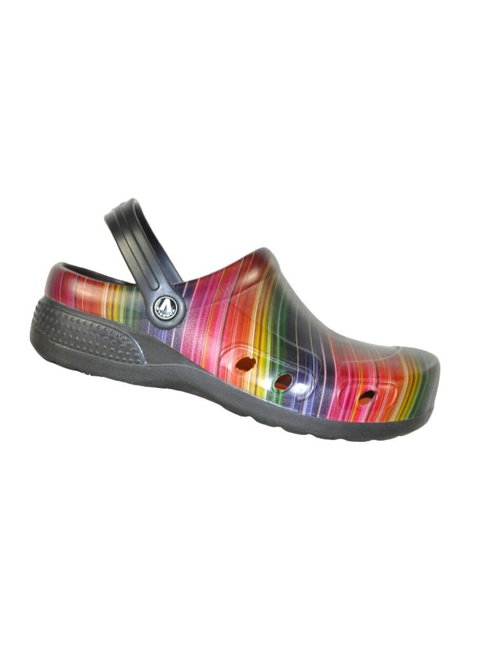Vangelo Ritz Vibrant Multicolor Professional Slip Resistant Clog Size 8 (NWOT)